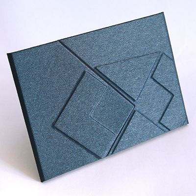 Porta-Convite Azul Marinho